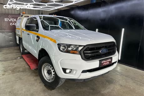 White 2018 Ford Ranger Double Cab Chassis Xl 2.2 Hi-Rider (4X2)