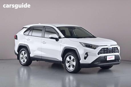 White 2021 Toyota RAV4 Wagon Gx (Awd) Hybrid