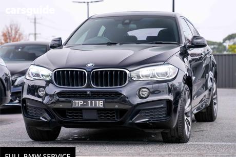 Black 2019 BMW X6 Coupe Xdrive 30D