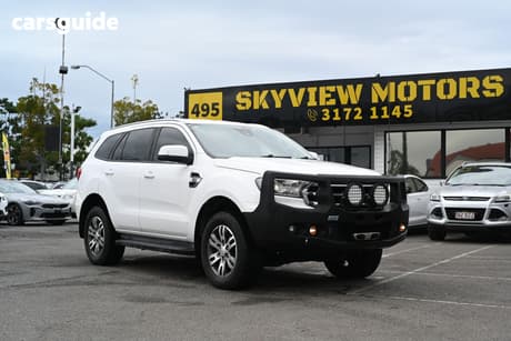 White 2018 Ford Everest Wagon Ambiente (4Wd 7 Seat) (5 Yr)