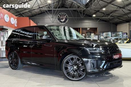 Black 2020 Land Rover Range Rover Sport Wagon V8 Sc A/B Dynamic (386Kw)