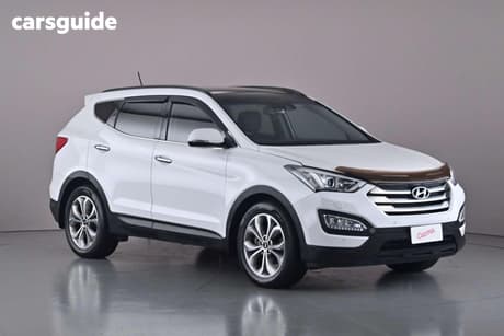 White 2015 Hyundai Santa FE Wagon Highlander Crdi (4X4)