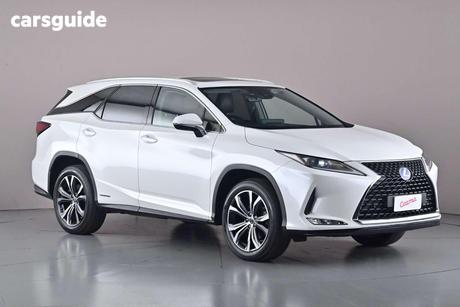 White 2021 Lexus RX450HL Wagon Luxury Hybrid