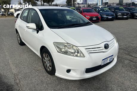 White 2011 Toyota Corolla Hatchback Conquest