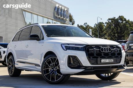 White 2026 Audi Q7 SUV TDI 210KW S LINE 4WD