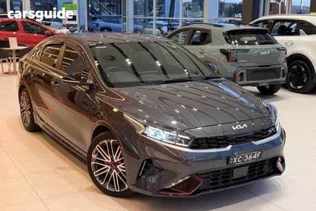 Grey 2022 Kia Cerato Sedan Gt