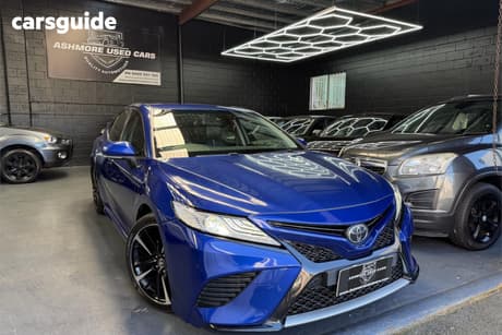 Blue 2021 Toyota Camry Sedan Sx