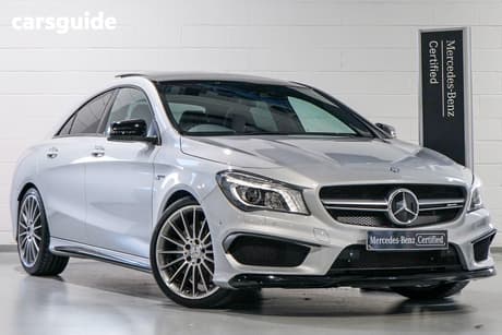 Silver 2015 Mercedes-Benz CLA45 Coupe Amg