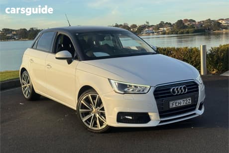 White 2018 Audi A1 Hatchback Sportback 1.4 Tfsi Sport