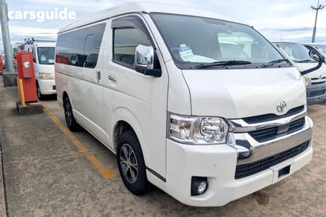 White 2021 Toyota HiAce SUV SUPER GL 4WD