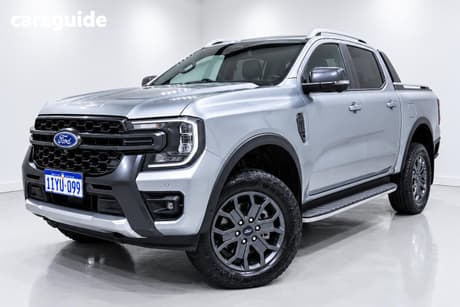 Silver 2022 Ford Ranger Double Cab Pick Up Wildtrak 3.0 (4X4)