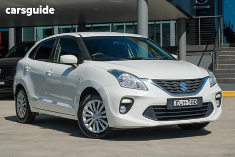 White 2022 Suzuki Baleno Hatchback Gl