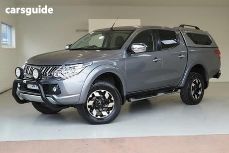 Grey 2016 Mitsubishi Triton Dual Cab Utility Exceed (4X4)
