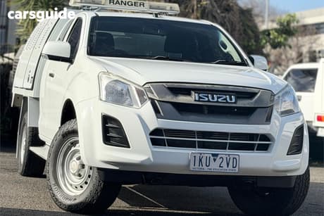 White 2017 Isuzu D-MAX Space Cab Chassis Sx (4X4)