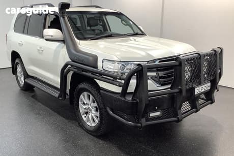 White 2016 Toyota Landcruiser Wagon Vx (4X4)