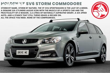 Grey 2015 Holden Commodore Sportswagon Sv6 Storm