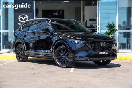 Black 2023 Mazda CX-8 Wagon D35 Gt Sp (Awd)