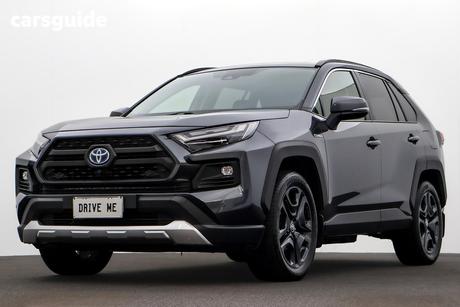Grey 2022 Toyota RAV4 Wagon Edge (Awd) Hybrid