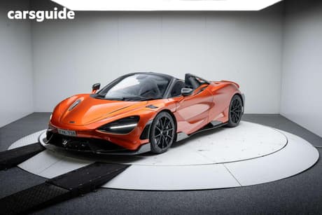 Orange 2022 McLaren 765LT Convertible Spider