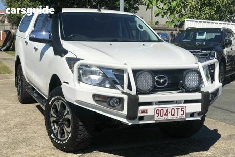 White 2016 Mazda BT-50 Dual Cab Utility Gt (4X4)