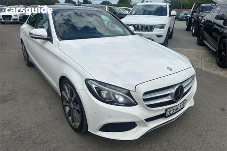 White 2016 Mercedes-Benz C250 Sedan
