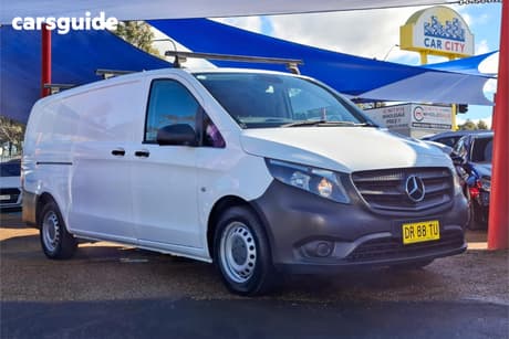 White 2020 Mercedes-Benz Vito Van 114 Cdi Lwb