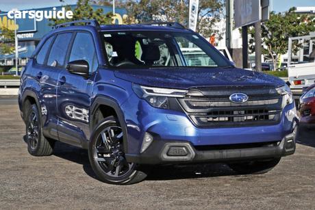 Blue 2025 Subaru Forester Wagon Hybrid (Awd)