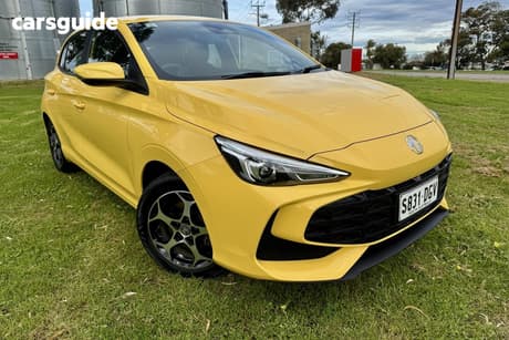 Yellow 2025 MG MG3 Hatchback Excite