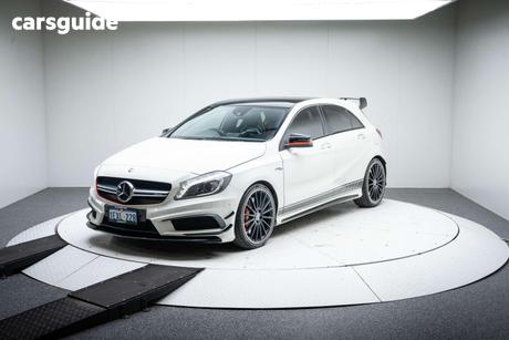 White 2015 Mercedes-Benz A45 Hatchback Amg