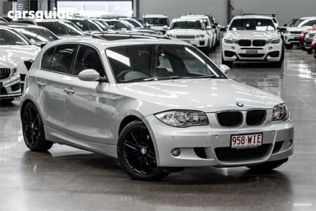 Silver 2009 BMW 1 Hatch 120D R
