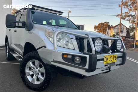 Silver 2010 Toyota Landcruiser Prado Wagon Gx (4X4)