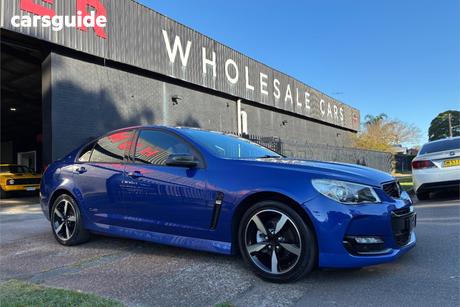 Blue 2016 Holden Commodore Sedan Sv6 Black Pack