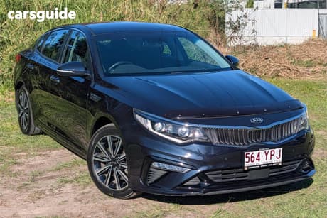Blue 2018 Kia Optima Sedan Si