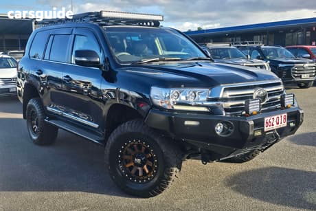 Black 2019 Toyota Landcruiser Wagon Lc200 Sahara (4X4)