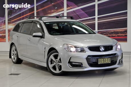 Silver 2016 Holden Commodore Sportswagon Sv6