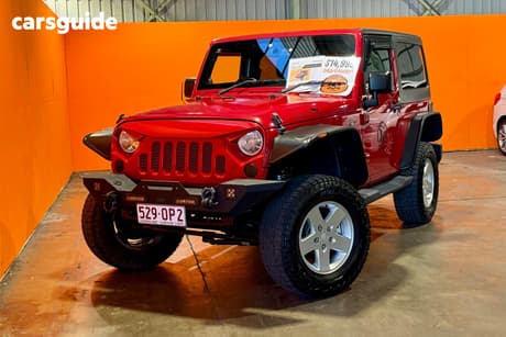Red 2014 Jeep Wrangler Hardtop Renegade Sport (4X4)