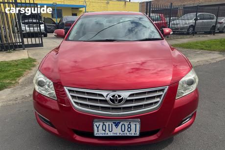 Red 2007 Toyota Aurion Sedan At-X