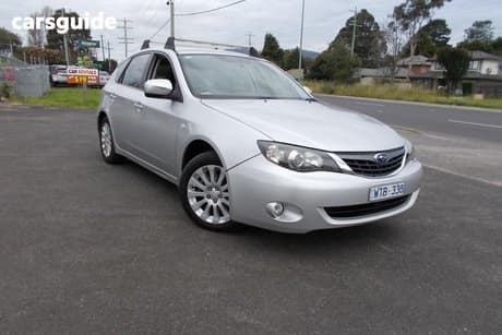 Silver 2008 Subaru Impreza Hatchback R (Awd)