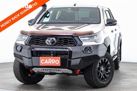 White 2021 Toyota Hilux Double Cab Pick Up Rugged X (4X4)