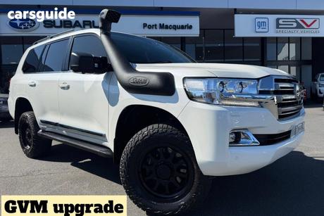 White 2021 Toyota Landcruiser Wagon Lc200 Sahara (4X4)