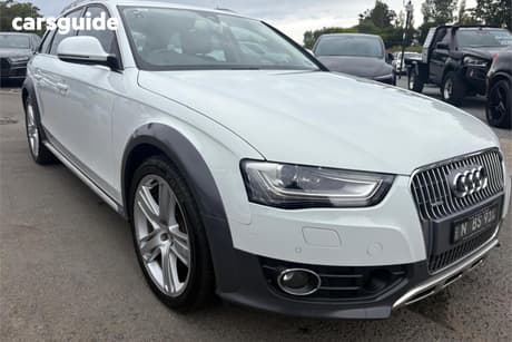 White 2015 Audi A4 Wagon Allroad Quattro Le