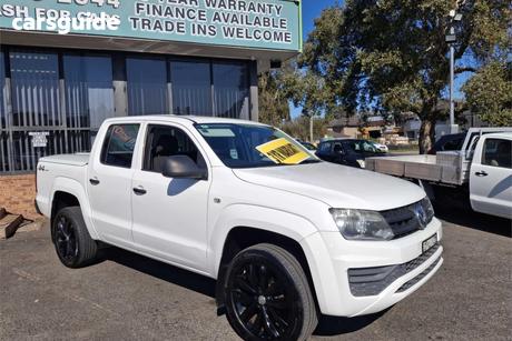 White 2018 Volkswagen Amarok Dual Cab Utility Tdi420 Core Plus (4X4)