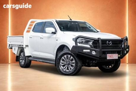 White 2022 Mazda BT-50 Dual Cab Chassis Xt (4X4)