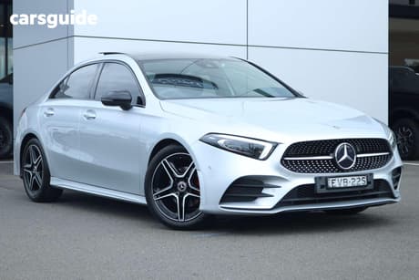 Silver 2021 Mercedes-Benz A180 Sedan