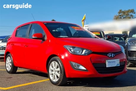 Red 2014 Hyundai I20 Hatchback Active