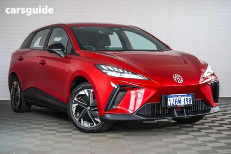 Red 2023 MG MG4 Hatchback Excite 51