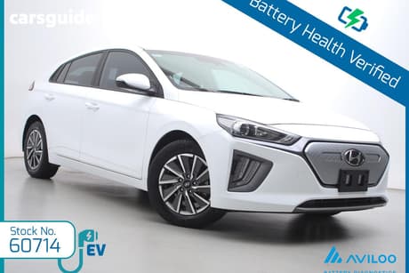White 2021 Hyundai Ioniq Hatchback Electric Elite