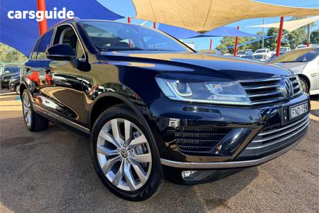 Black 2016 Volkswagen Touareg Wagon V6 Tdi
