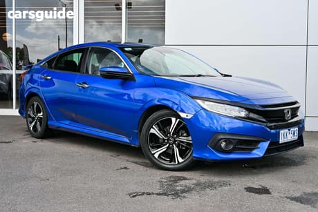 Blue 2017 Honda Civic Hatchback Rs
