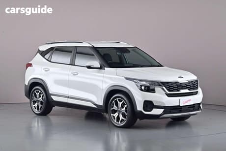 White 2020 Kia Seltos Wagon Sport+ (Fwd)